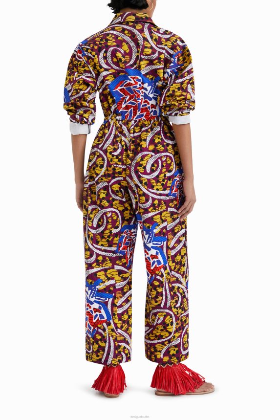 Women DesigualStella Jean long jumpsuit Clothing 68X240779