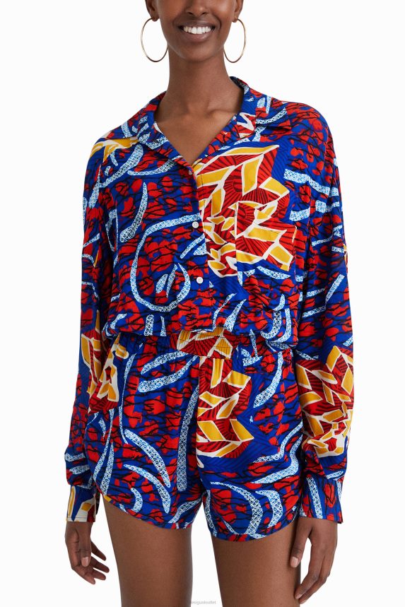 Women DesigualStella Jean playsuit Clothing 68X2401124