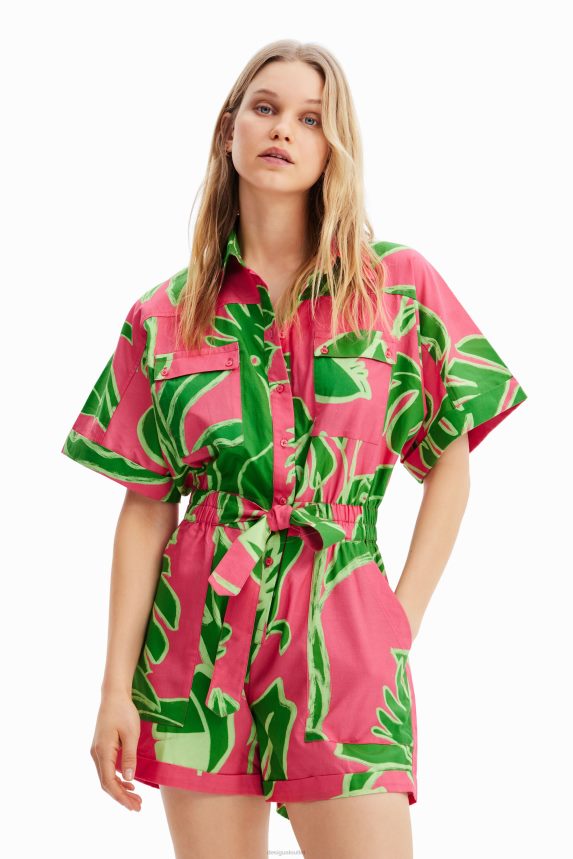 Women DesigualTropical playsuit Clothing 68X240657