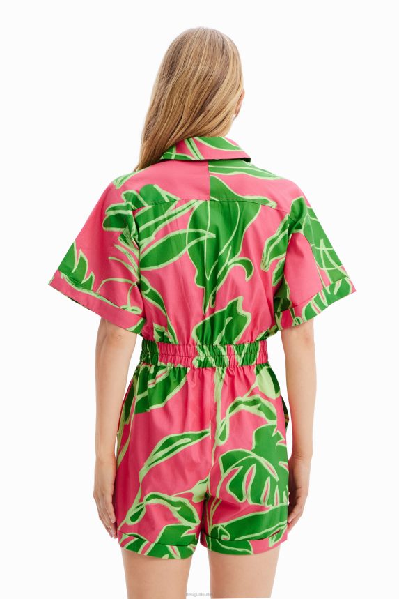Women DesigualTropical playsuit Clothing 68X240657