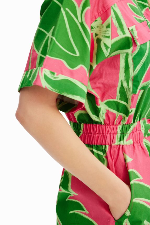 Women DesigualTropical playsuit Clothing 68X240657