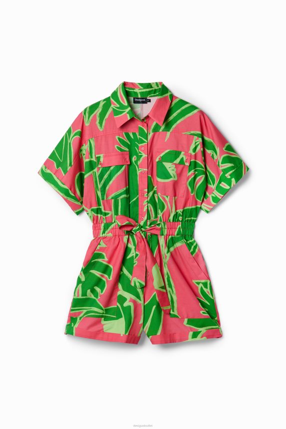 Women DesigualTropical playsuit Clothing 68X240657