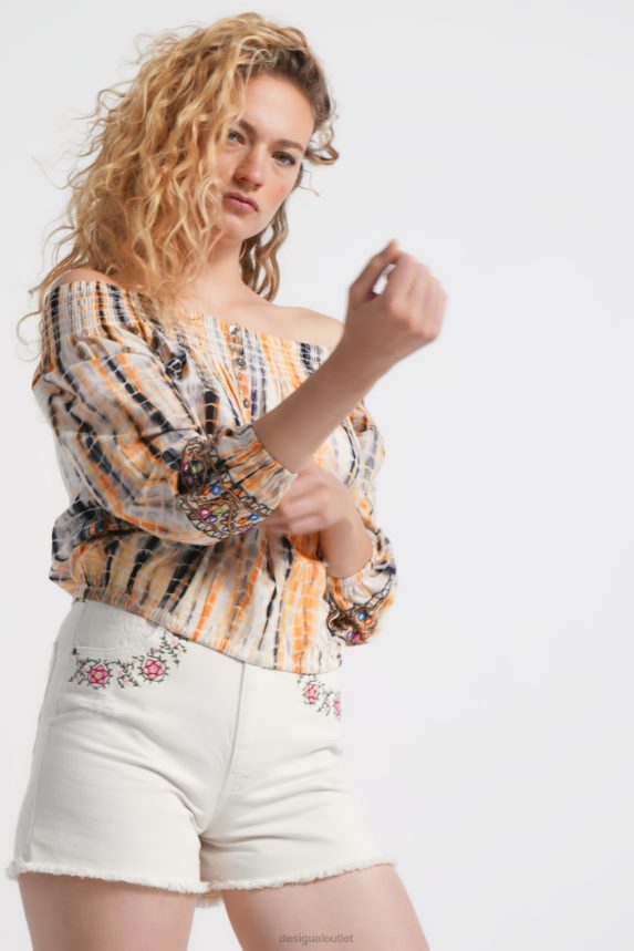 Women DesigualBoat neck blouse Clothing 68X240812