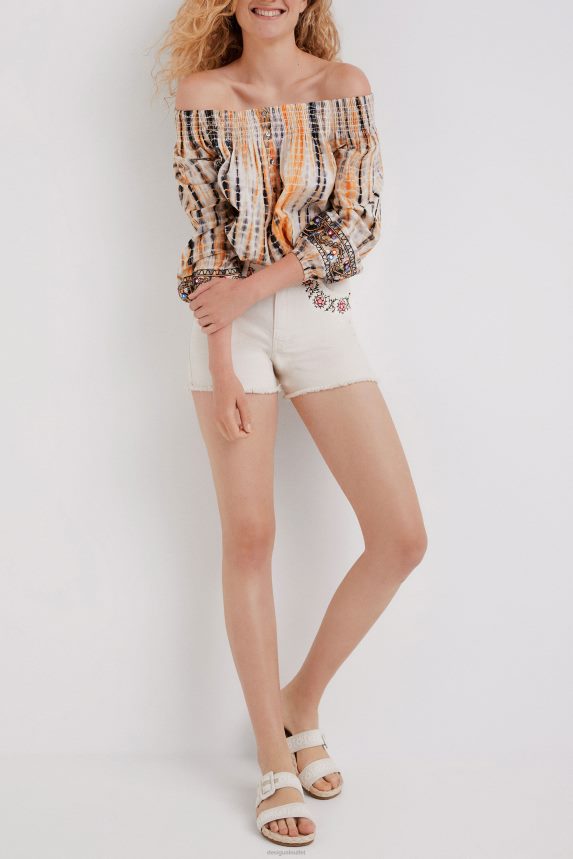 Women DesigualBoat neck blouse Clothing 68X240812