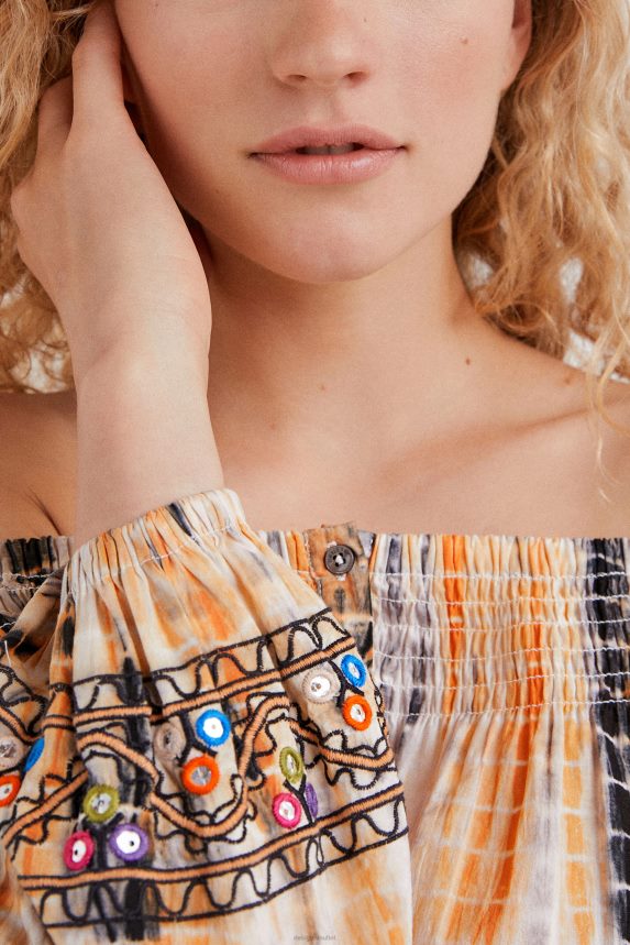 Women DesigualBoat neck blouse Clothing 68X240812