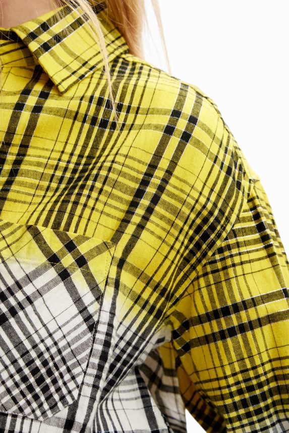Women DesigualDegrade plaid shirt Clothing 68X240270