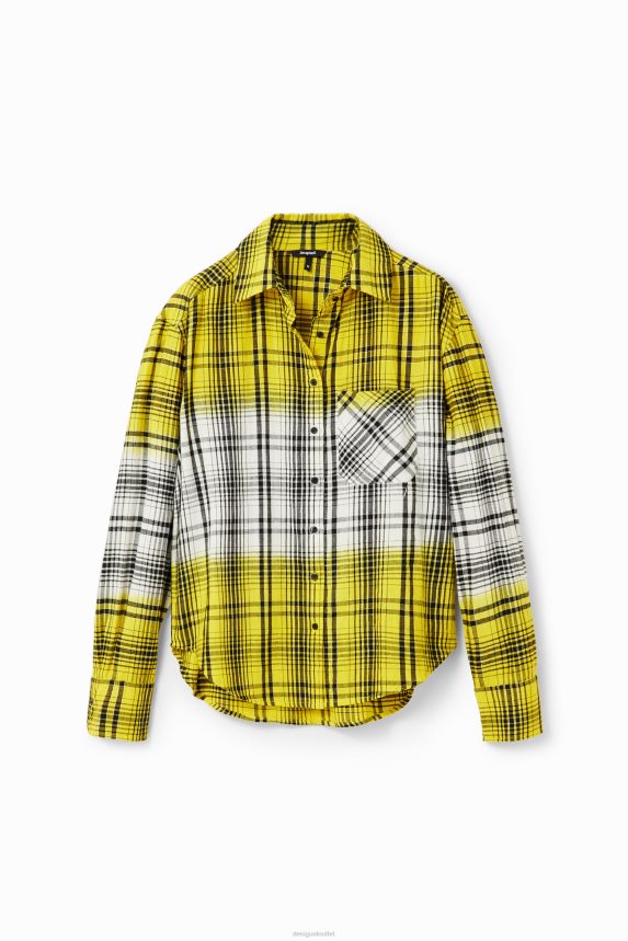 Women DesigualDegrade plaid shirt Clothing 68X240270
