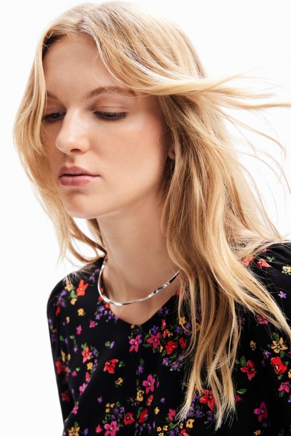 Women DesigualFloral ruched blouse Clothing 68X240258