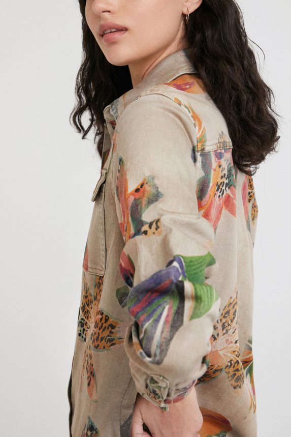 Women DesigualFloral shirt Clothing 68X2401101