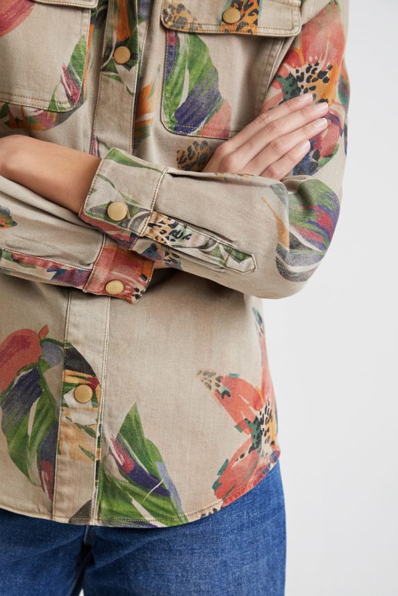 Women DesigualFloral shirt Clothing 68X2401101