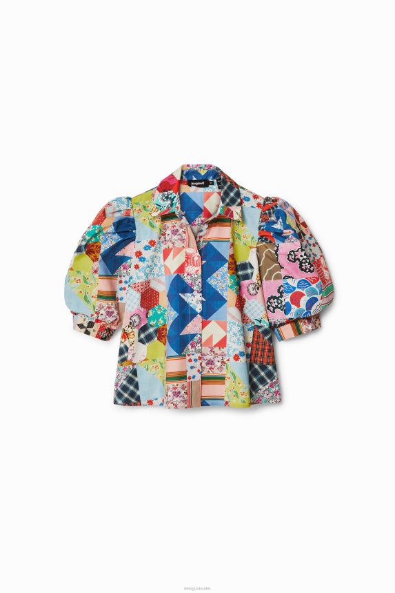 Women DesigualJohnson Hartig patchwork shirt Clothing 68X2401106