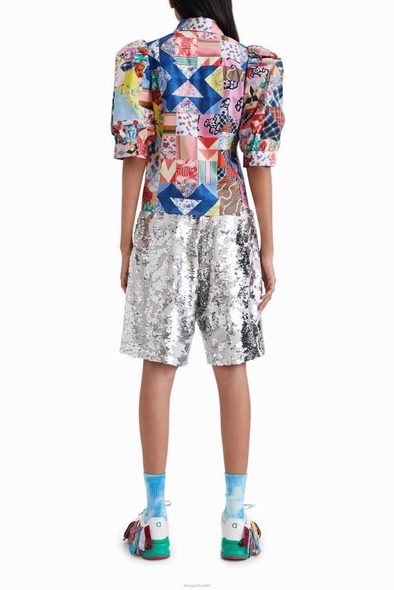 Women DesigualJohnson Hartig patchwork shirt Clothing 68X2401106