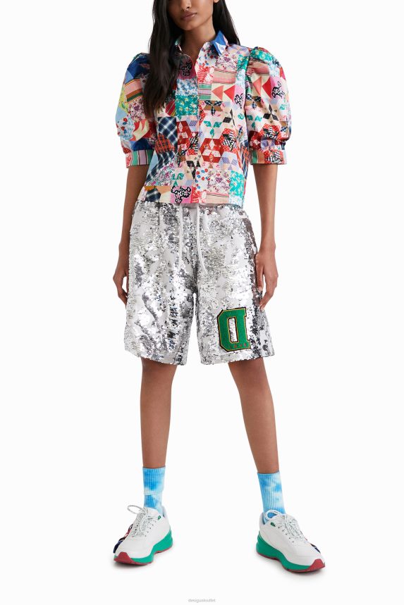 Women DesigualJohnson Hartig patchwork shirt Clothing 68X2401106