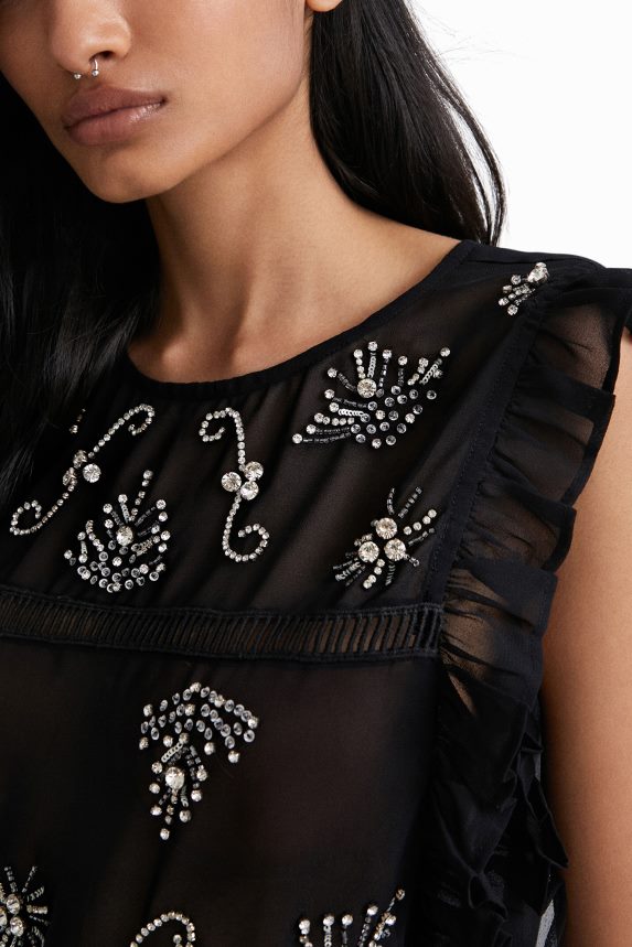 Women DesigualJohnson Hartig sheer blouse Clothing 68X2401084