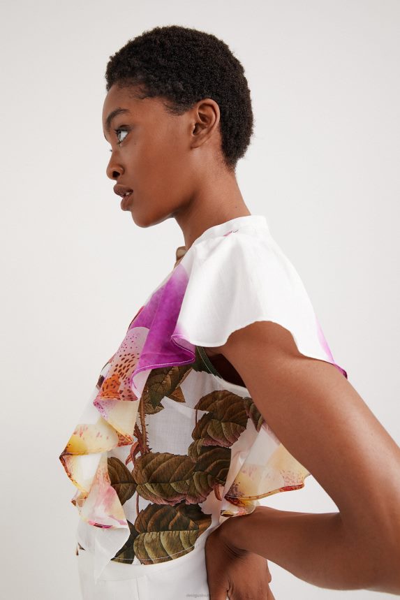 Women DesigualM. Christian Lacroix floral blouse Clothing 68X2401103