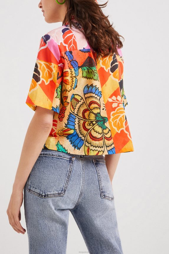 Women DesigualM. Christian Lacroix tropical shirt Clothing 68X2401064