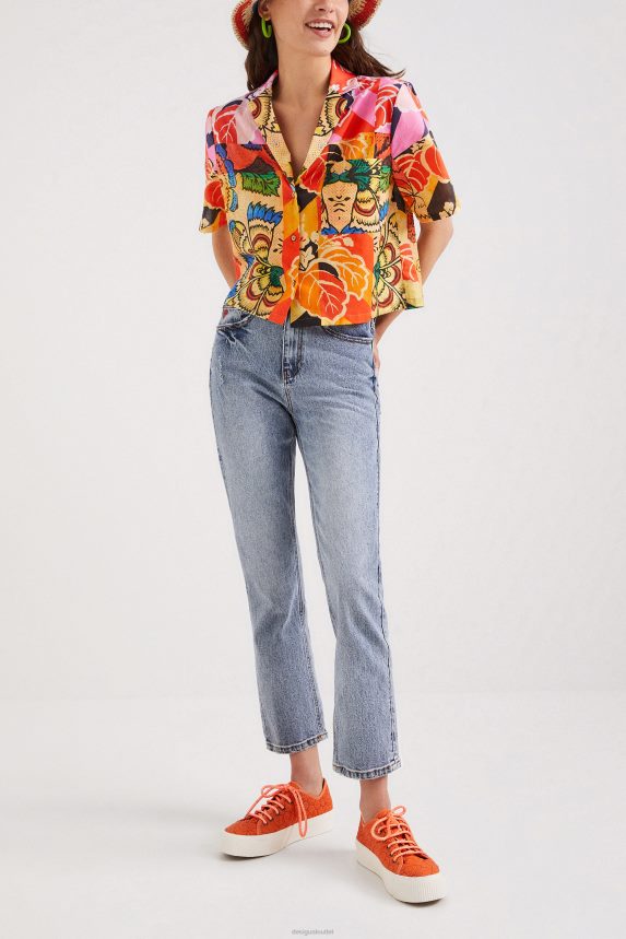 Women DesigualM. Christian Lacroix tropical shirt Clothing 68X2401064