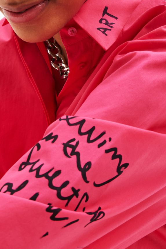 Women DesigualOversize faces shirt Clothing 68X240104