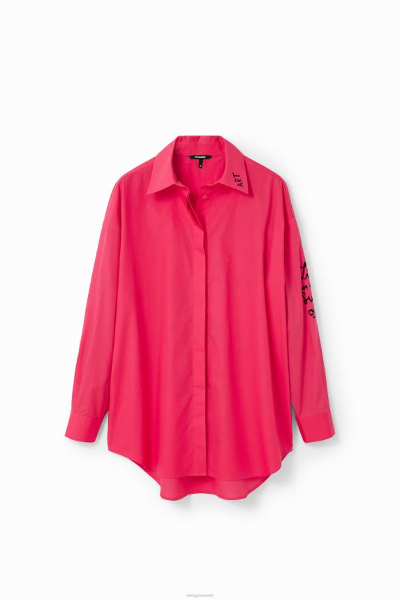 Women DesigualOversize faces shirt Clothing 68X240104