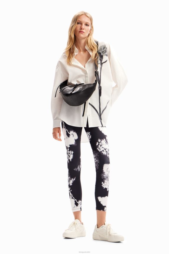 Women DesigualOversize flower shirt Clothing 68X240113