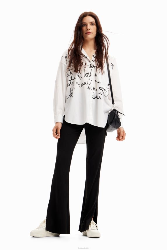 Women DesigualOversize lettering shirt Clothing 68X24052