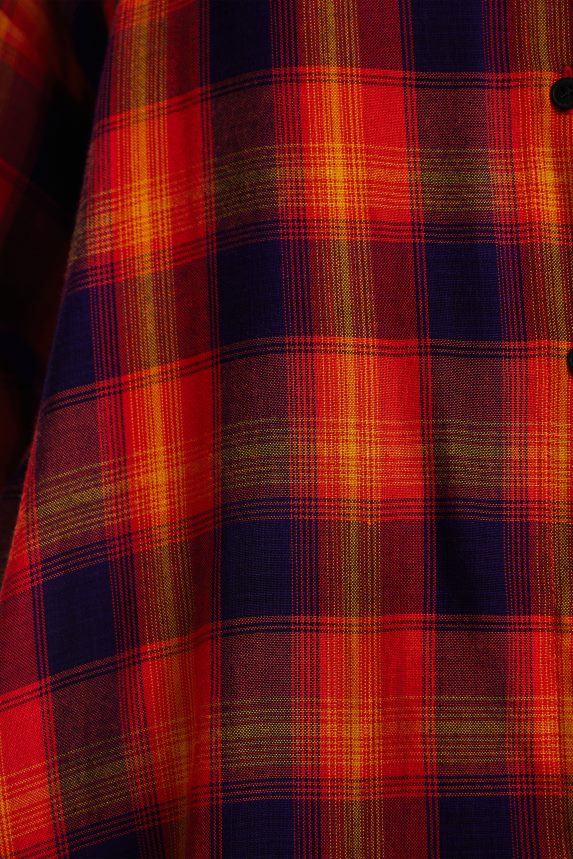 Women DesigualOversize plaid shirt Clothing 68X240194