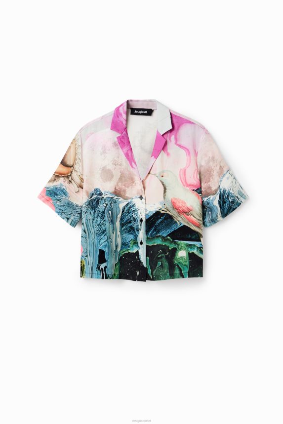 Women DesigualShort fantasy shirt Clothing 68X240276
