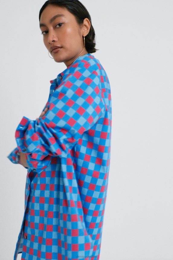 Women DesigualStella Jean oversize shirt Clothing 68X240431