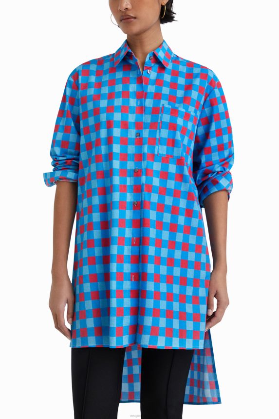 Women DesigualStella Jean oversize shirt Clothing 68X240431