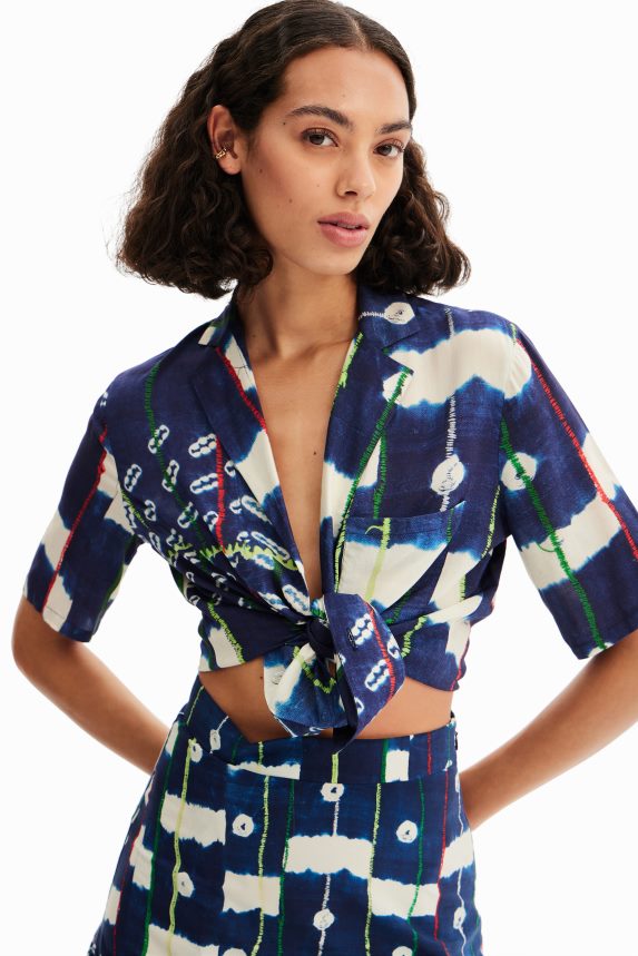 Women DesigualStella Jean resort shirt Clothing 68X240432