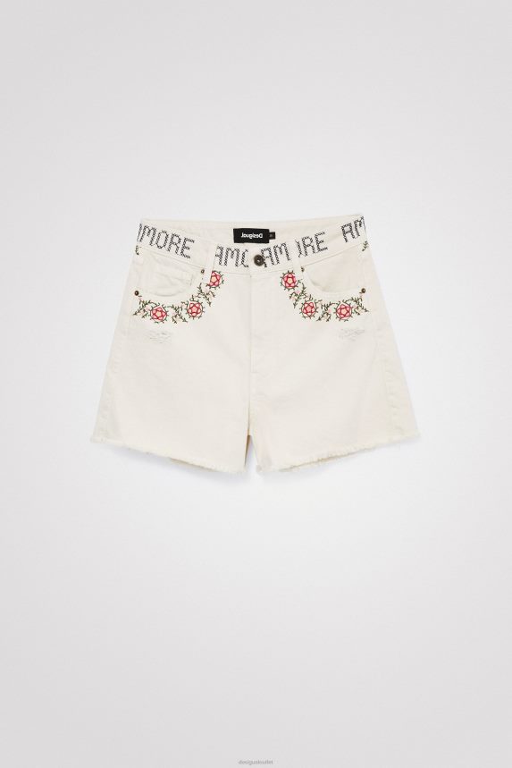 Women DesigualAmore shorts Clothing 68X2401032