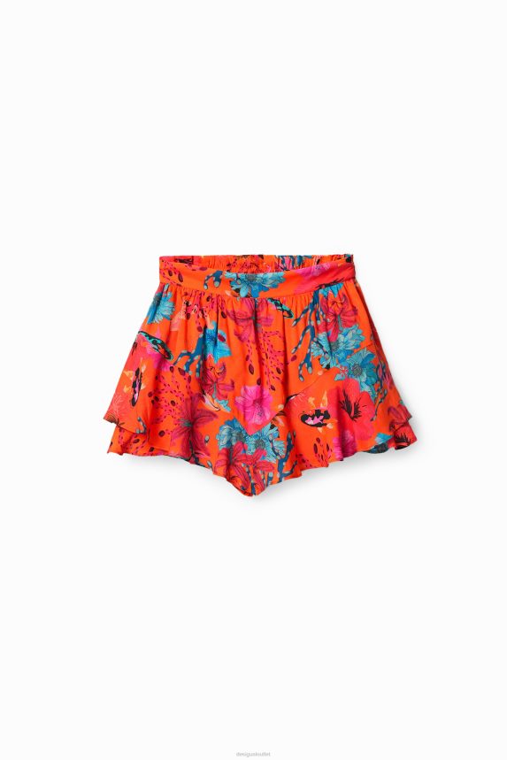 Women DesigualCoral skorts Clothing 68X2401059