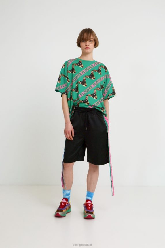 Women DesigualJohnson Hartig ribbon shorts Clothing 68X240666