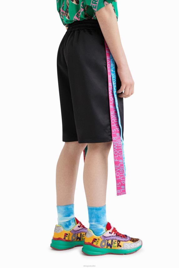 Women DesigualJohnson Hartig ribbon shorts Clothing 68X240666