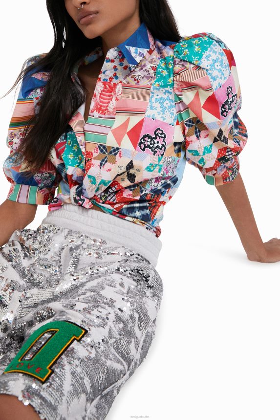 Women DesigualJohnson Hartig sequined shorts Clothing 68X240734