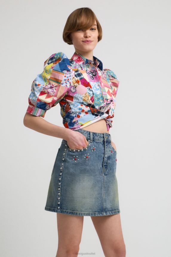 Women DesigualJohnson Hartig studded miniskirt Clothing 68X2401086