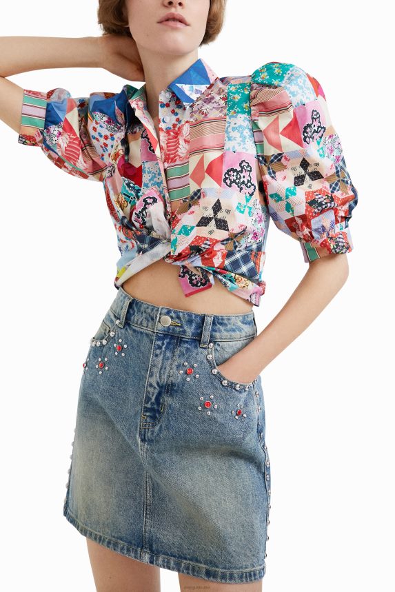 Women DesigualJohnson Hartig studded miniskirt Clothing 68X2401086