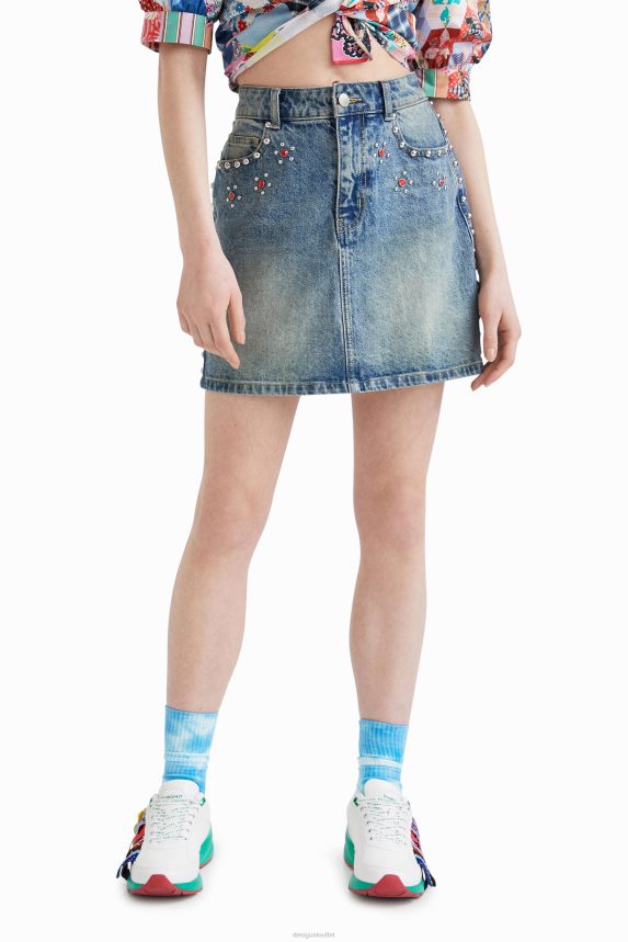 Women DesigualJohnson Hartig studded miniskirt Clothing 68X2401086