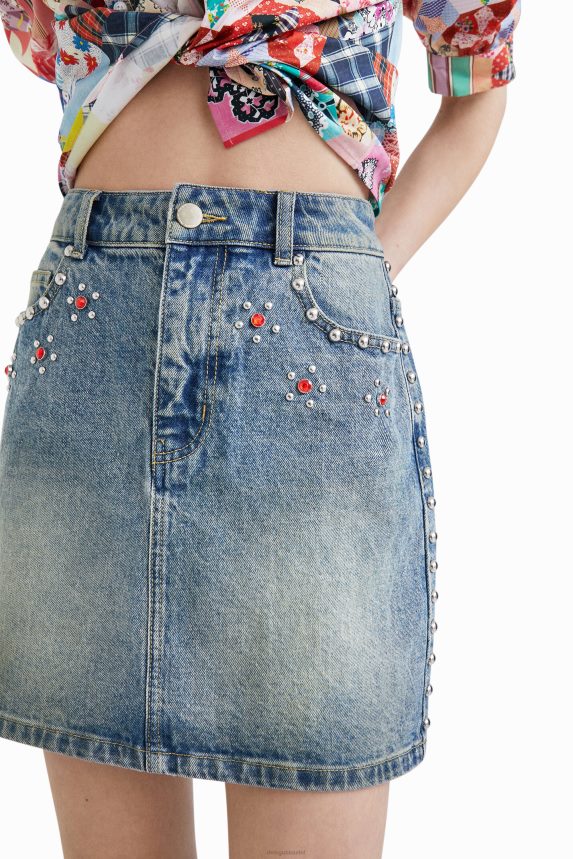 Women DesigualJohnson Hartig studded miniskirt Clothing 68X2401086