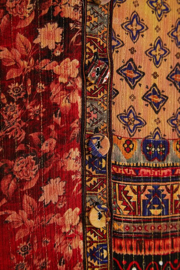 Women DesigualLong floral skirt Clothing 68X2401133