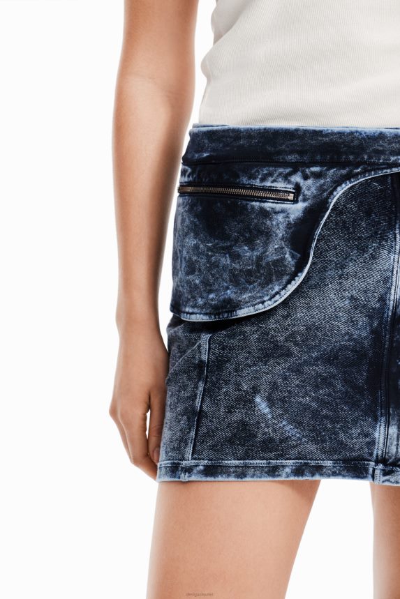 Women DesigualNathy Peluso bum-bag mini skirt Clothing 68X240871