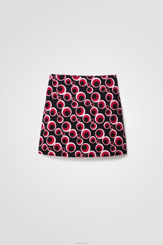 Women DesigualSlim circle miniskirt Clothing 68X240587