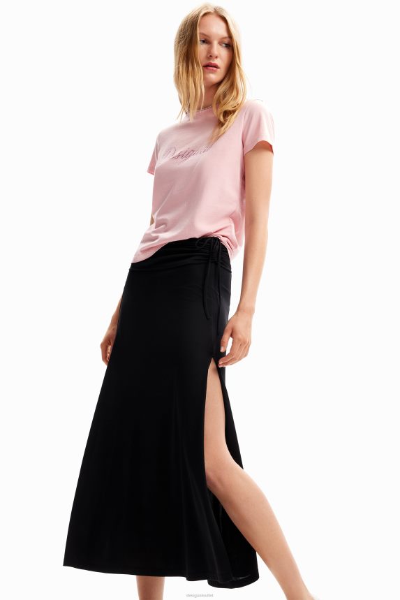 Women DesigualSlit midi skirt Clothing 68X240840