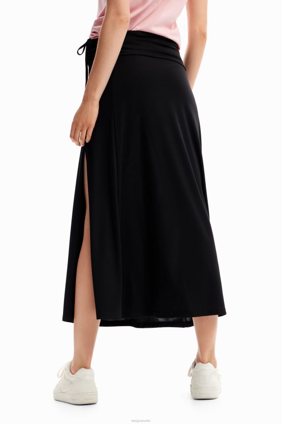 Women DesigualSlit midi skirt Clothing 68X240840