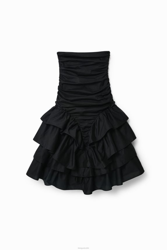 Women DesigualStella Jean ruffled draped skirt Clothing 68X240816