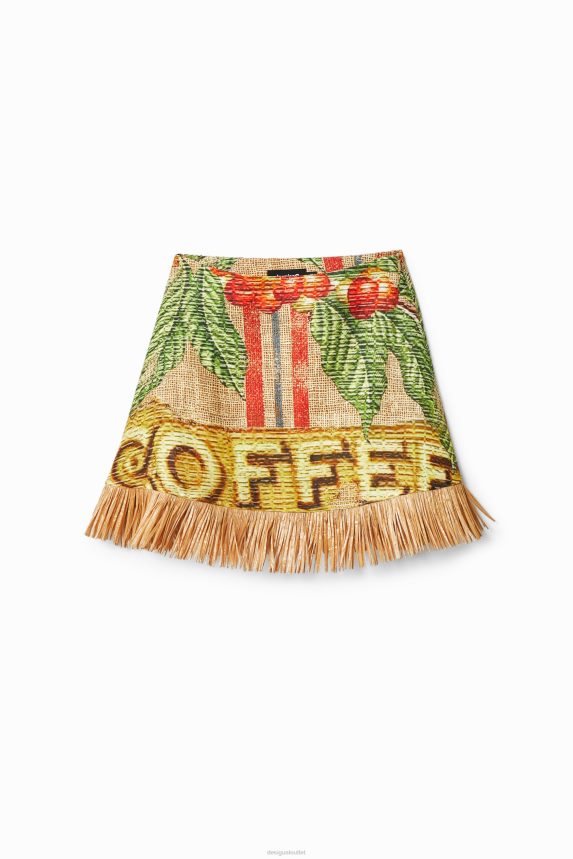 Women DesigualStella Jean short skirt Clothing 68X2405