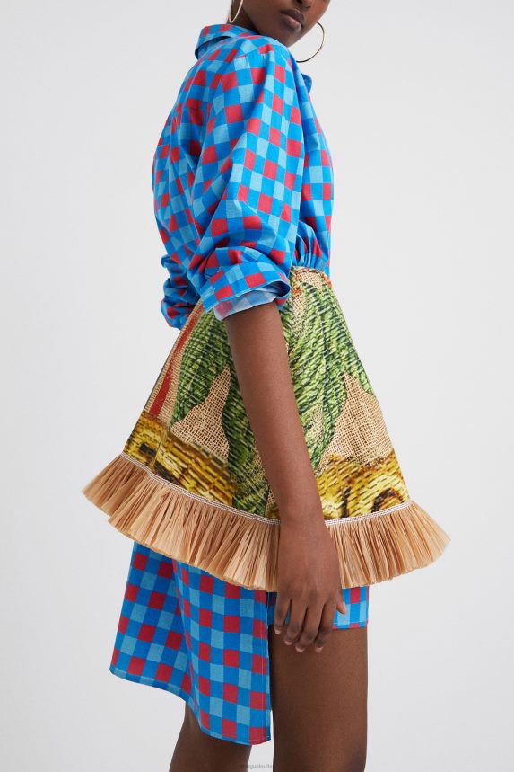 Women DesigualStella Jean short skirt Clothing 68X2405