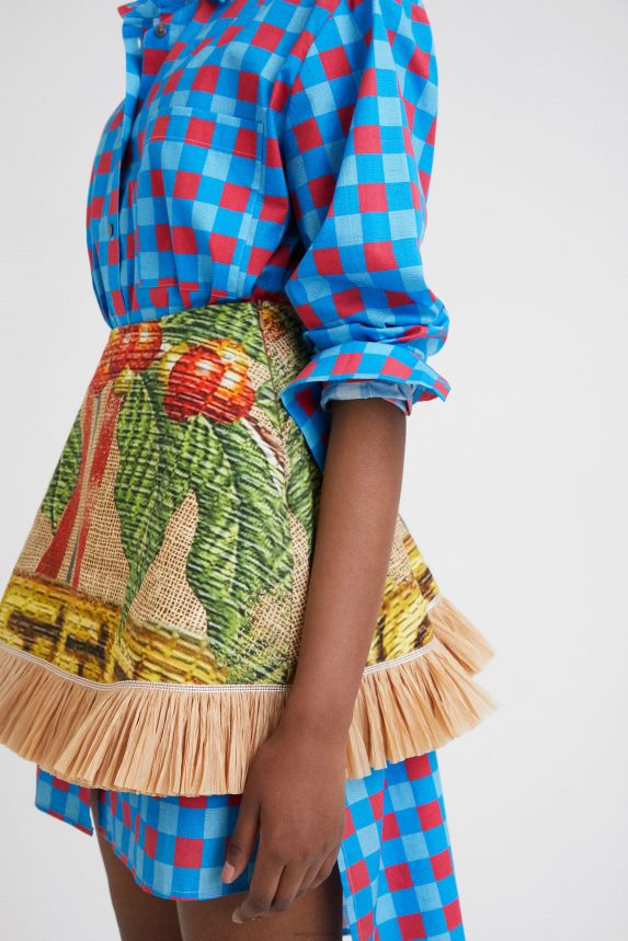 Women DesigualStella Jean short skirt Clothing 68X2405