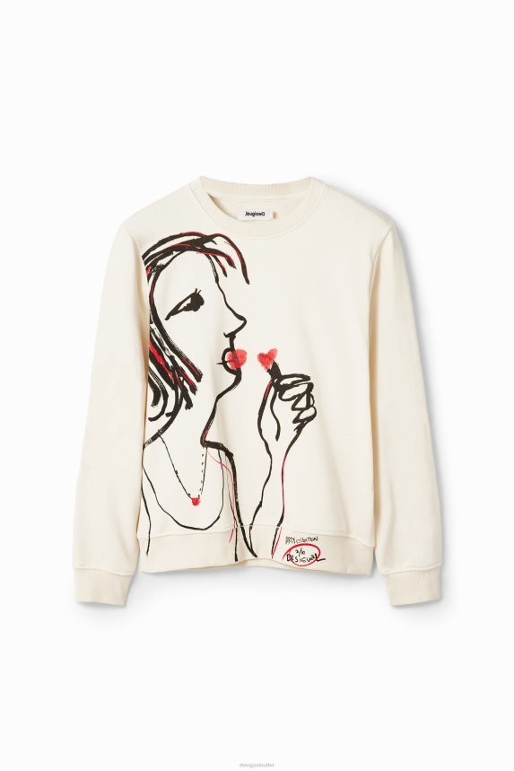 Women DesigualArty illustration sweatshirt Clothing 68X240937