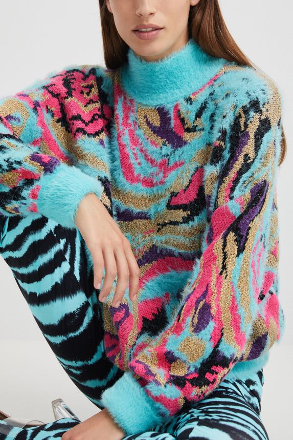 Women DesigualKnit roll-neck jumper Clothing 68X2401117